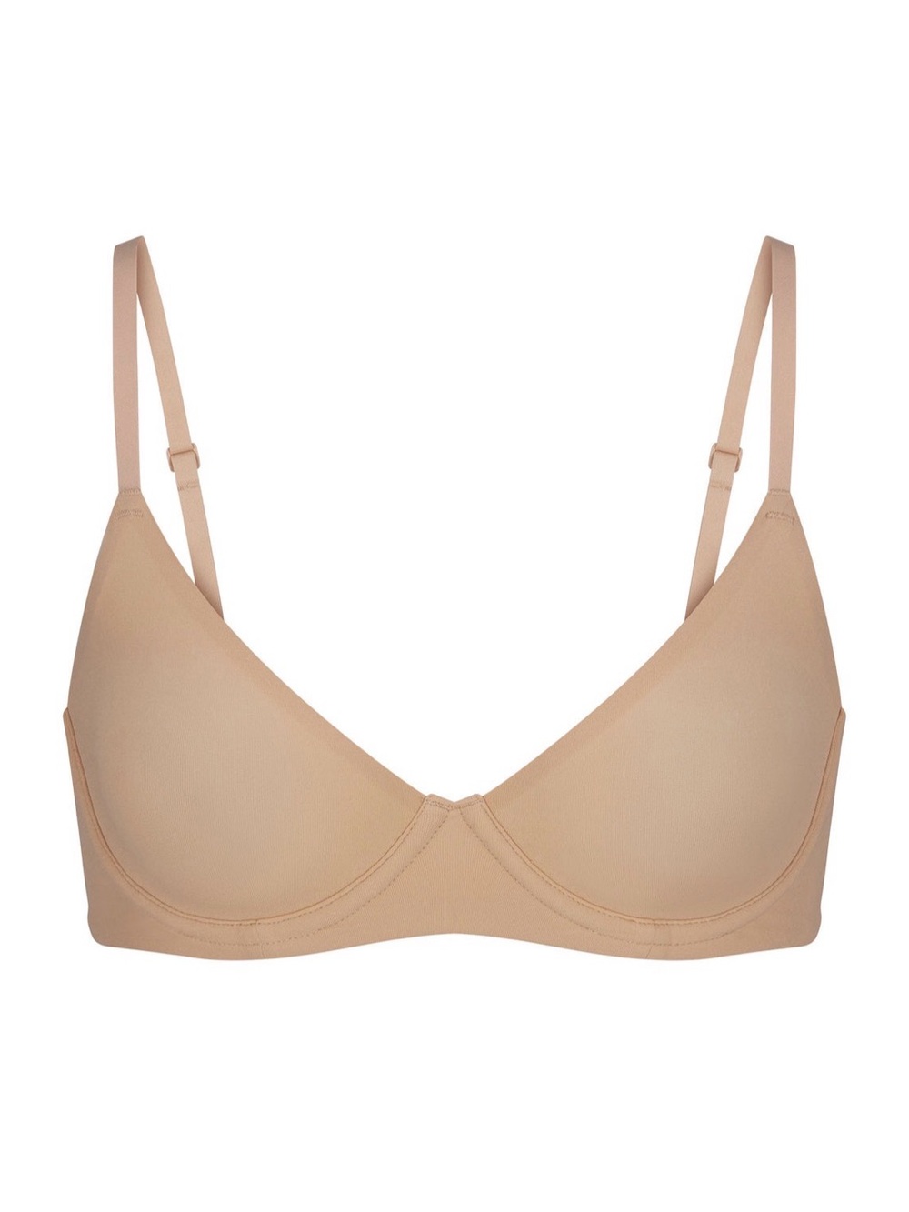 🤍SKIMS Fits Everybody Unlined Underwire Demi Bra Clay 32D